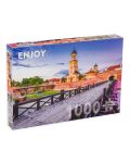 Puzzle Enjoy de 1000 piese - Cetatea Alba Carolina, Alba-Iulia - 1t